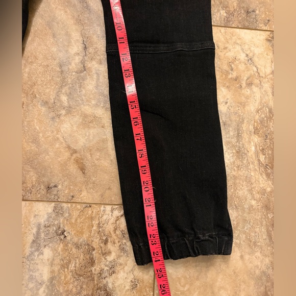 AP.NY Crop Military Jogger Jeans Black Wash Size 2 - Picture 8 of 8
